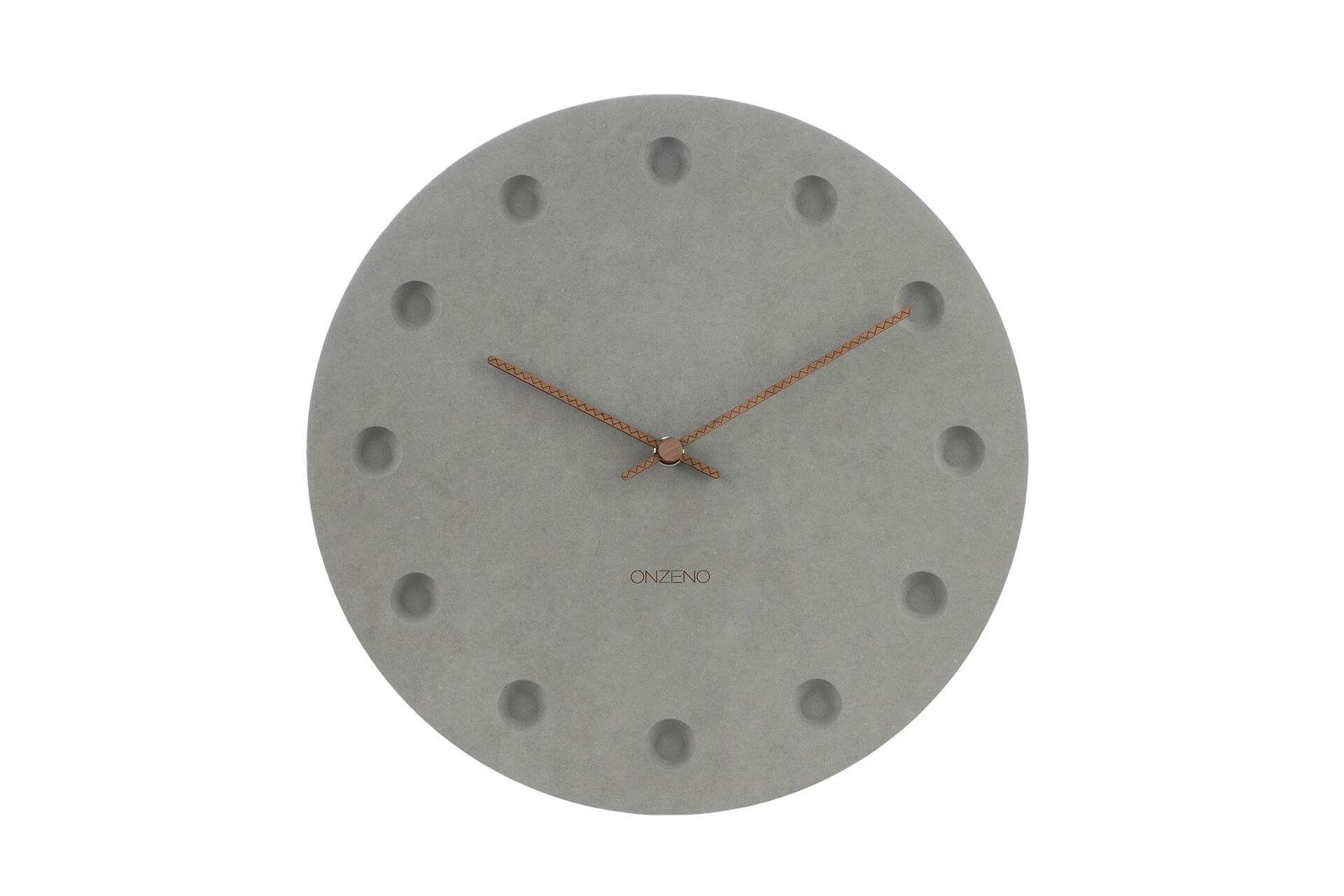 WANDUHR Design Grau 29/29 cm - Grau, Holzwerkstoff (29/29/1cm) - ONZENO