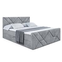 BOXBETT BARWA-Z - 140x200 cm - H4 - Grau - Grau, Holzwerkstoff (140/200cm) - ALTDECOR