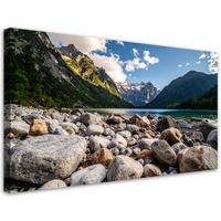 LEINWANDBILD Landschaften 100x50cm - Grau, Textil (100/50cm) - Feeby