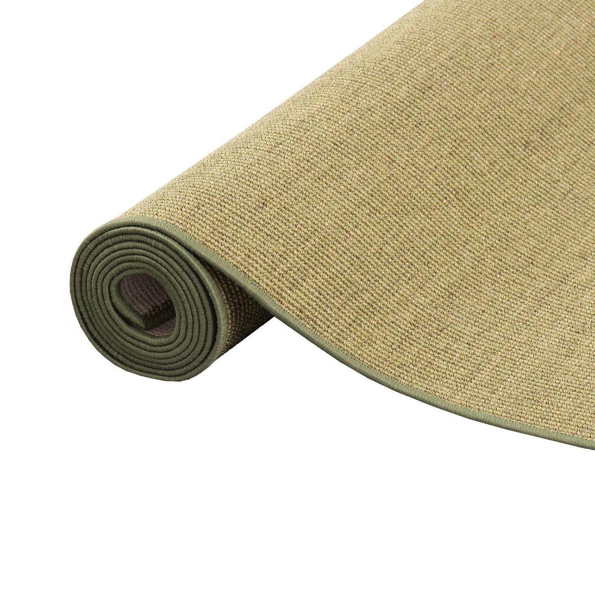 SISAL NATUR LÄUFER TEPPICH - Grün, Textil (80/400cm) - Snapstyle