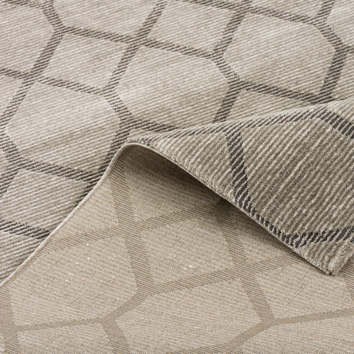 VENEZIA LUXUS DESIGNER TEPPICH RAUTEN - Grau, Textil (200/290cm) - Pergamon