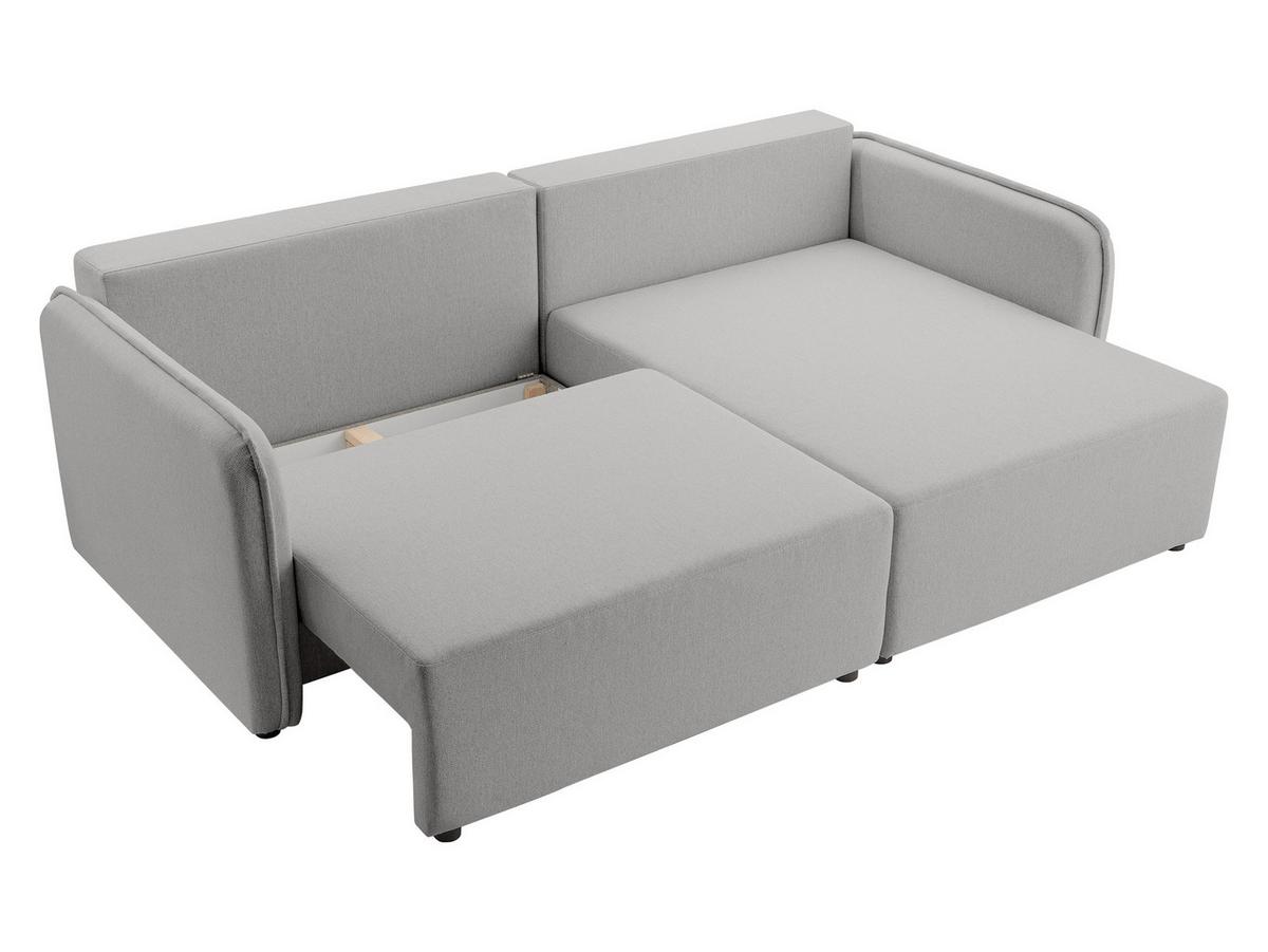 ECKSOFA Malody, Seite: Links - Beige/Schwarz, Holz/Kunststoff (227/147cm) - MIRJAN24