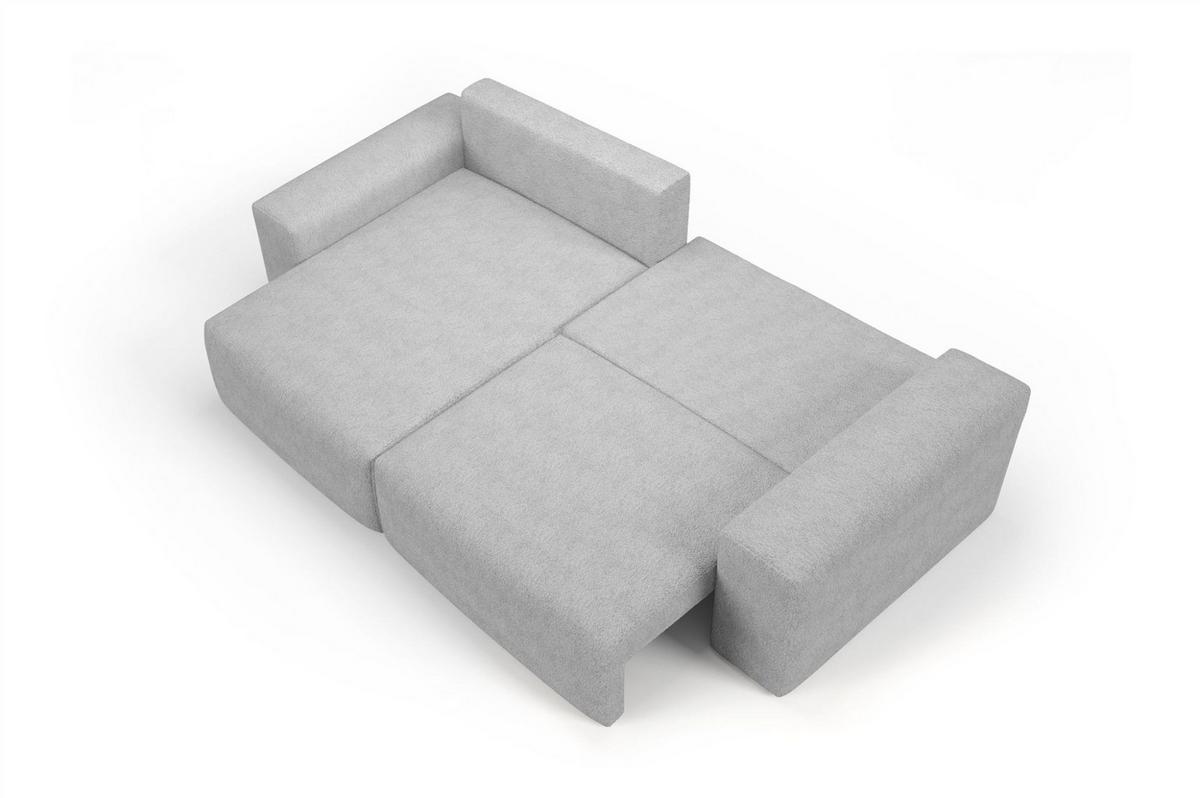 ECKSOFA Arona Xs Mit Schlaffunktion - Grün, Holzwerkstoff/Textil (148/255cm) - Fun Möbel