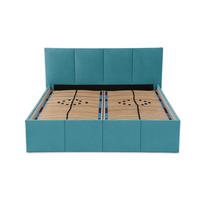 POLSTERBETT Dalas Blau 160 x 200 x 40 cm Stauraum Mit hochwertiger Matratze H3 (bis 120 kg) und Lattenrost - Blau, Holz (160/200cm) - Halmon Schlafkomfort Betten 