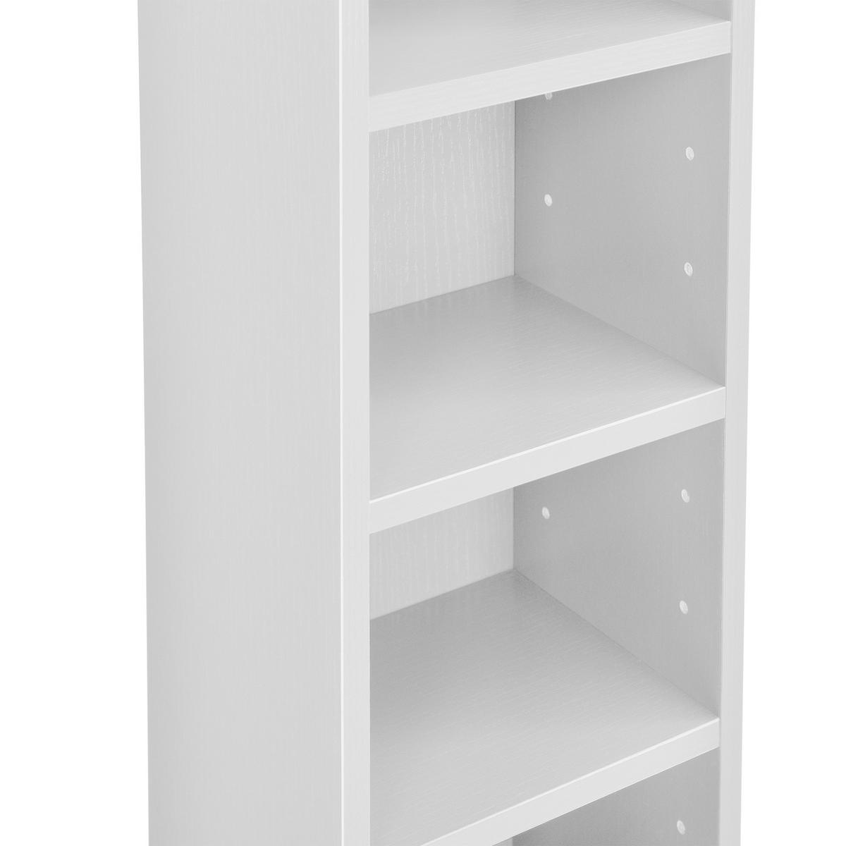CD-REGAL Høyset - Weiß, Holzwerkstoff (20/175/20cm) - [en.casa]