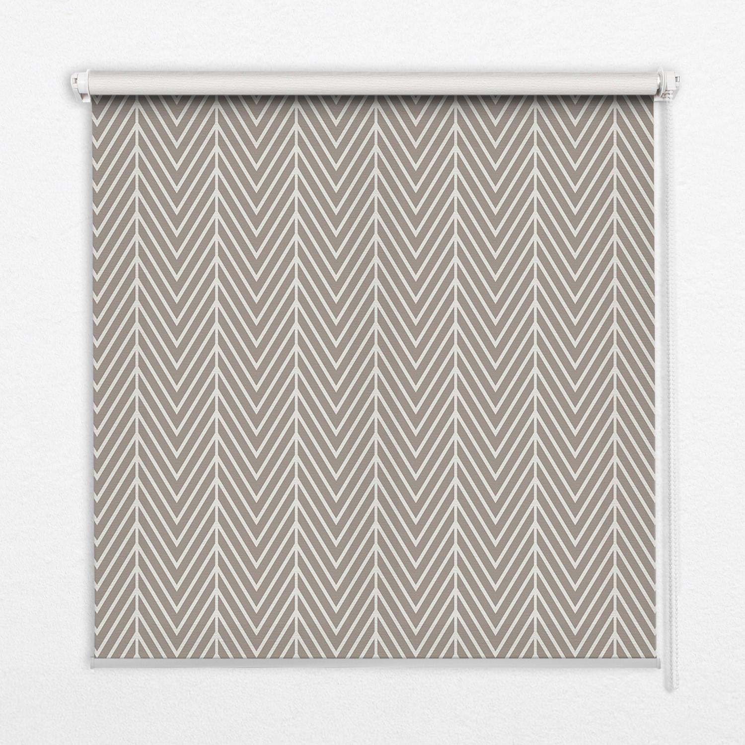 INNENROLLO - Fensterrollo - Rollo - 90x140 cm - Tanne - Weiß, Kunststoff (90/140/0.5cm) - TULUP