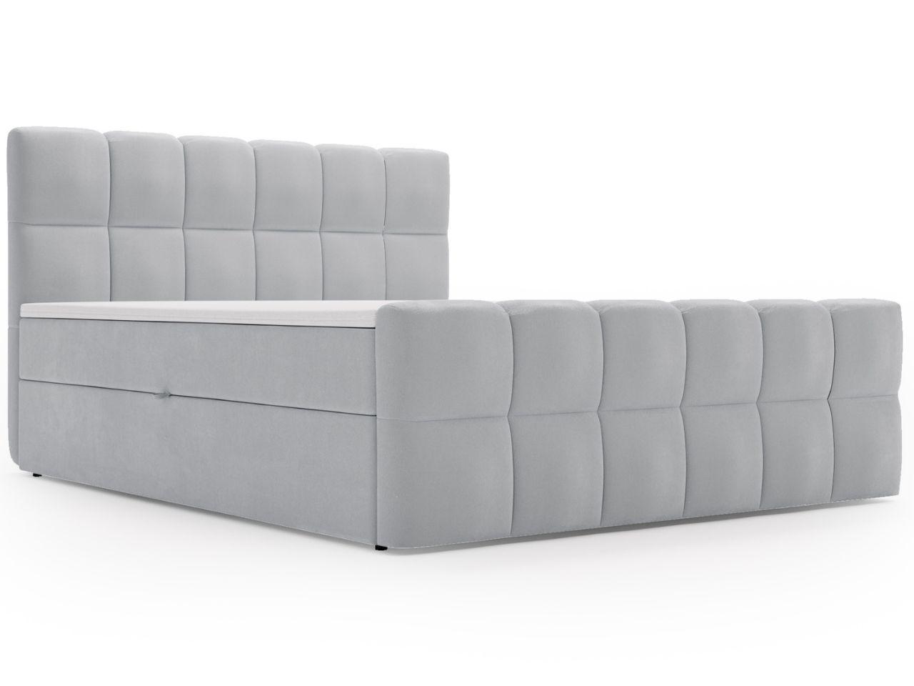 BOXBETT Alicante 160x200 Grau - Grau, Holz/Textil (160/200cm) - Graingold