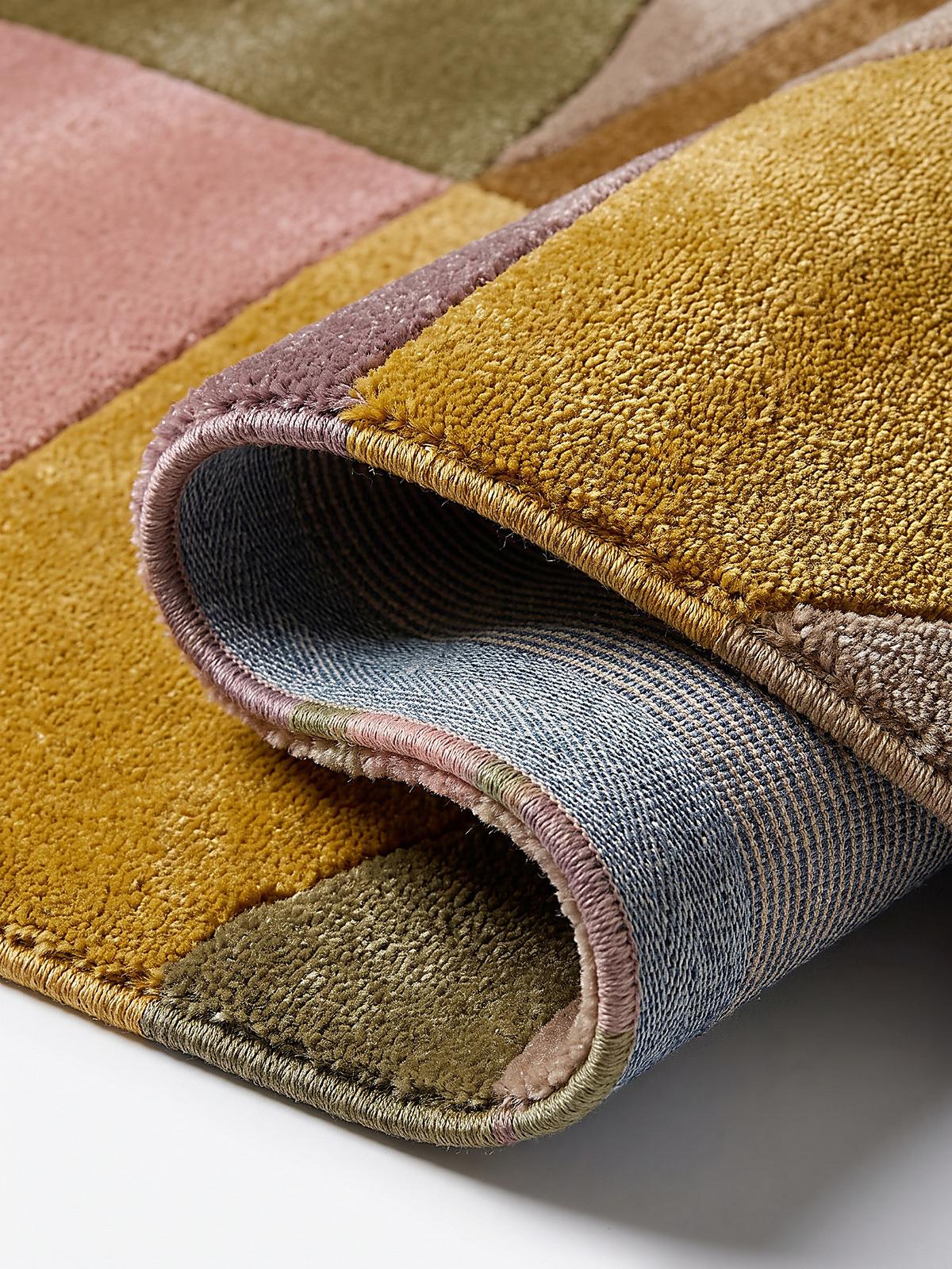 KURZFLORTEPPICH handgetuftet EVENLODE, Bogenformen, Multi, 160 x 230 cm - Multicolor, Textil (160/230cm) - KADIMA DESIGN