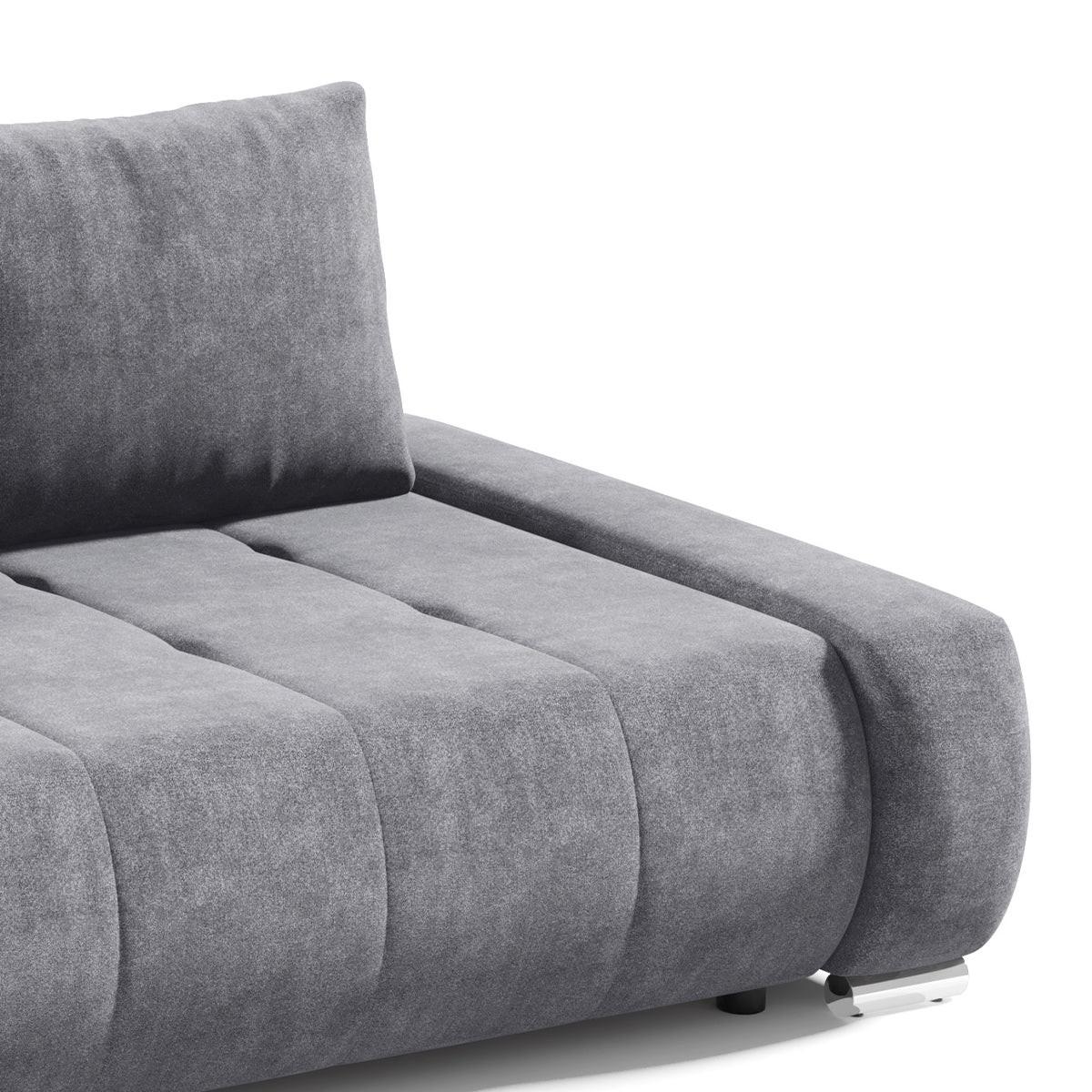 SCHLAFSOFA Jonas 3 Sitzplätze Grau - Grau, Holzwerkstoff (240/85/110cm) - Petits-meubles