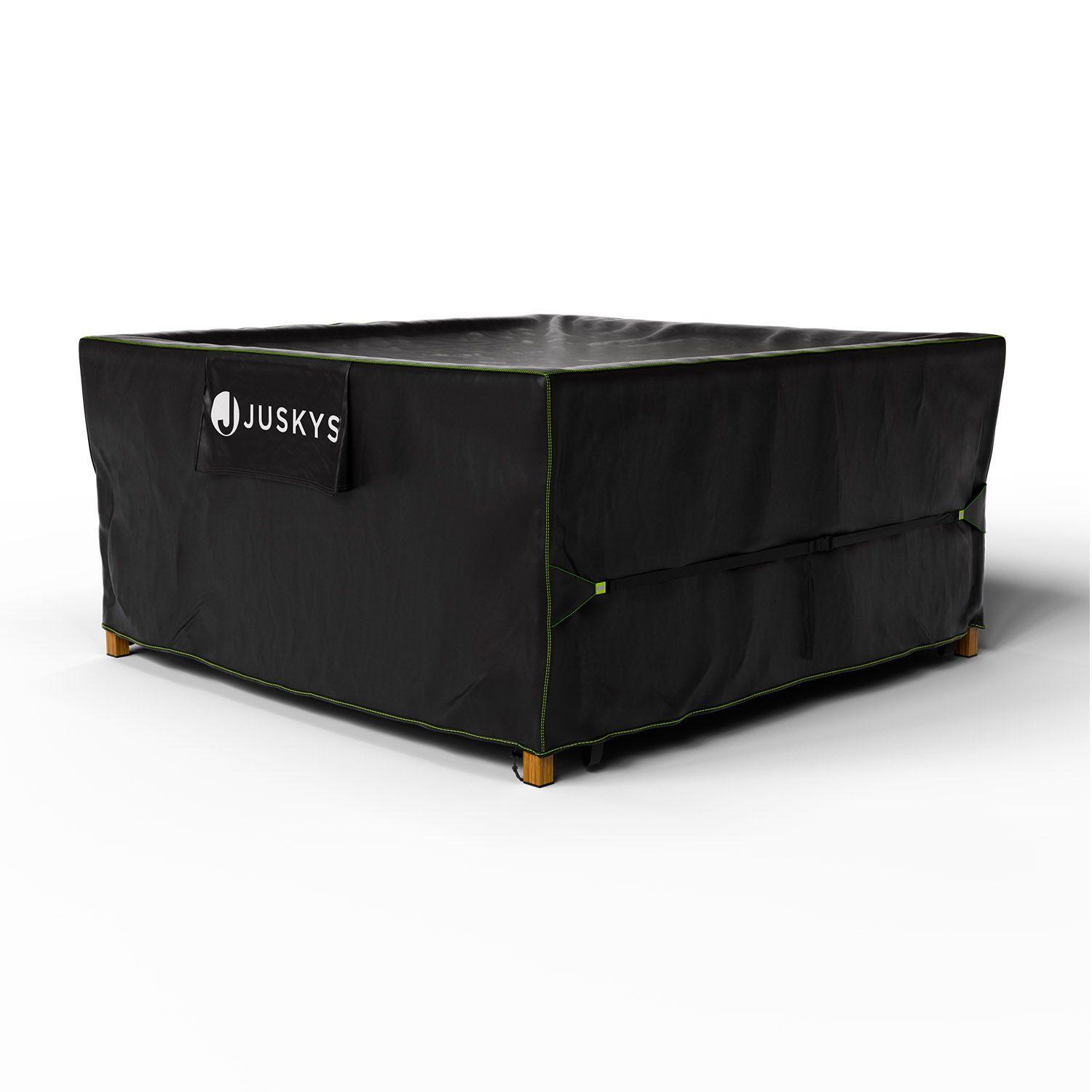 GARTENMÖBELABDECKUNG CoverSafe Pro schwarz - Schwarz, Kunststoff (200/90/200cm) - Juskys