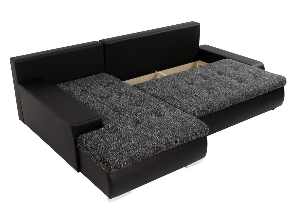 ECKSOFA Orkan Mini - Hellgrau, Holz/Textil (265/185cm) - MIRJAN24