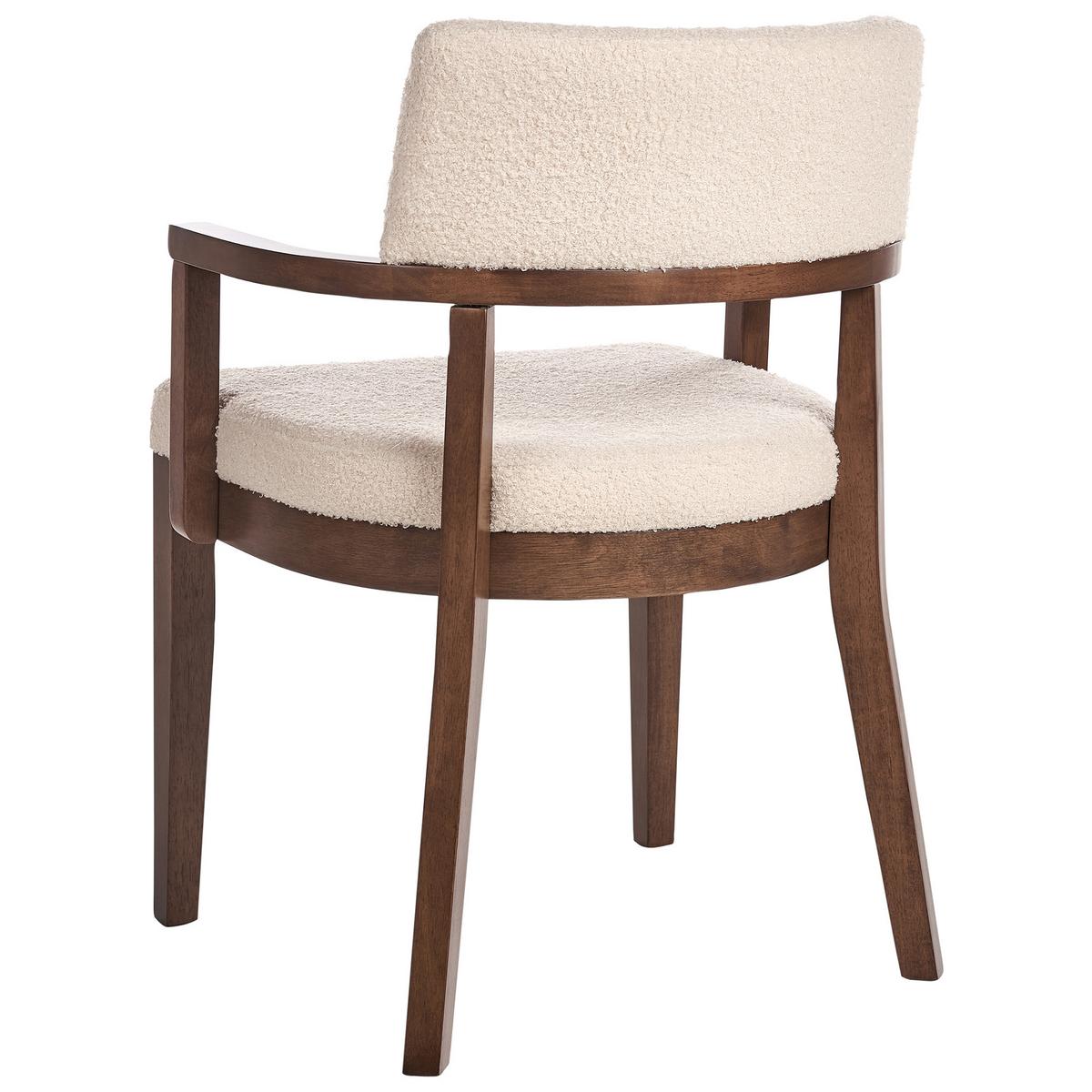 ESSZIMMERSTUHL 2er-Set Beige Dalbo - Beige/Braun, Textil (59/82/56cm) - Beliani