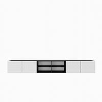LOWBOARD ROVA 300/41/40 cm, Hängender TV-Schrank Anthrazit / Weiß - Anthrazit/Weiß, Holzwerkstoff (300/41/40cm) - MASSENO