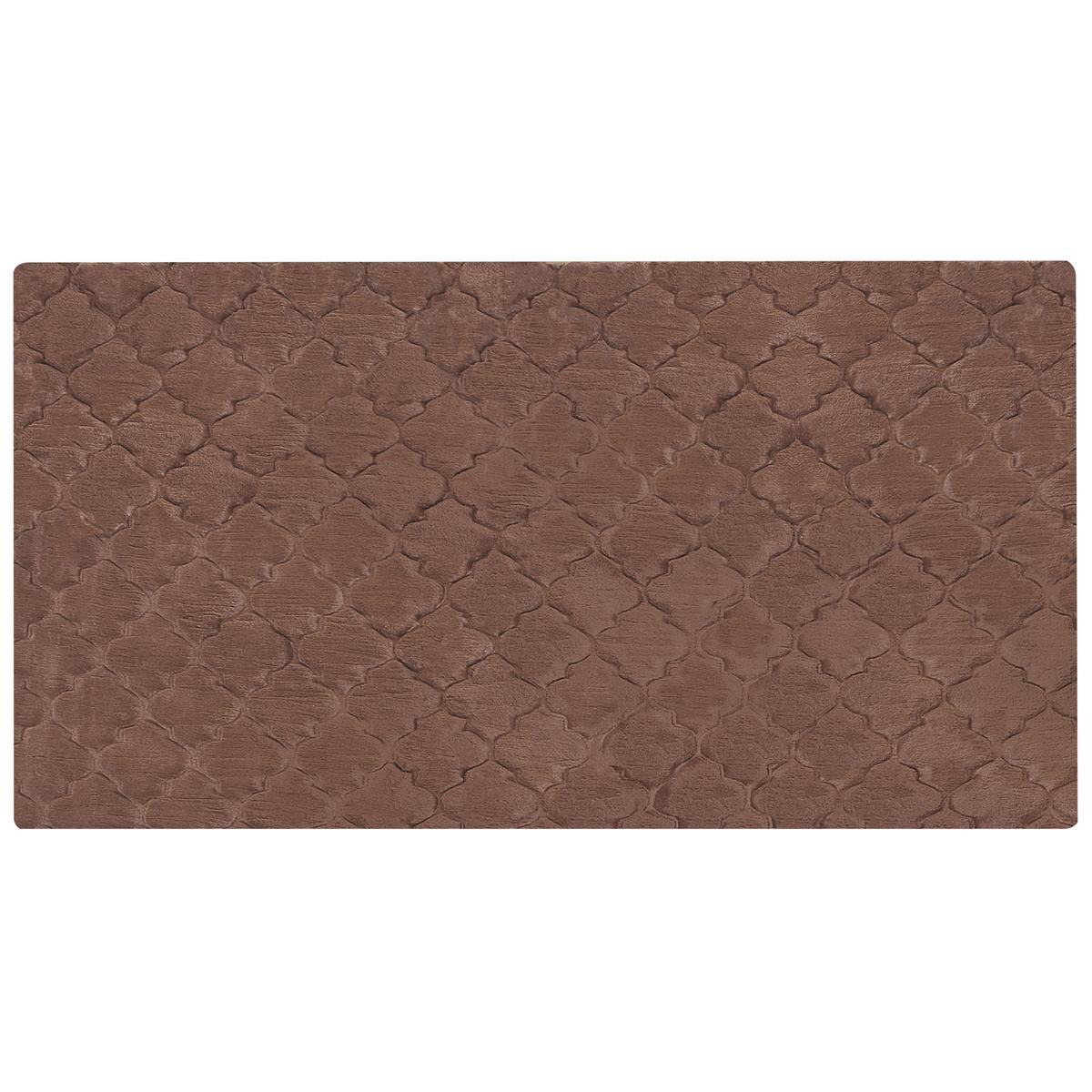 SHAGGY-KUNSTFELLTEPPICH Gharo 150/80 cm - Braun, Kunststoff (80/150cm) - Beliani