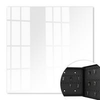 SCHLÜSSELBOX Schwarz 30x30 cm- Türöffnung nach rechts - Schwarz - Schwarz, Metall (30/30/5cm) - TULUP