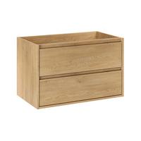 WASCHTISCHUNTERSCHRANK 80cm Holz - Braun, Holzwerkstoff (80/50/46cm) - Petits-meubles