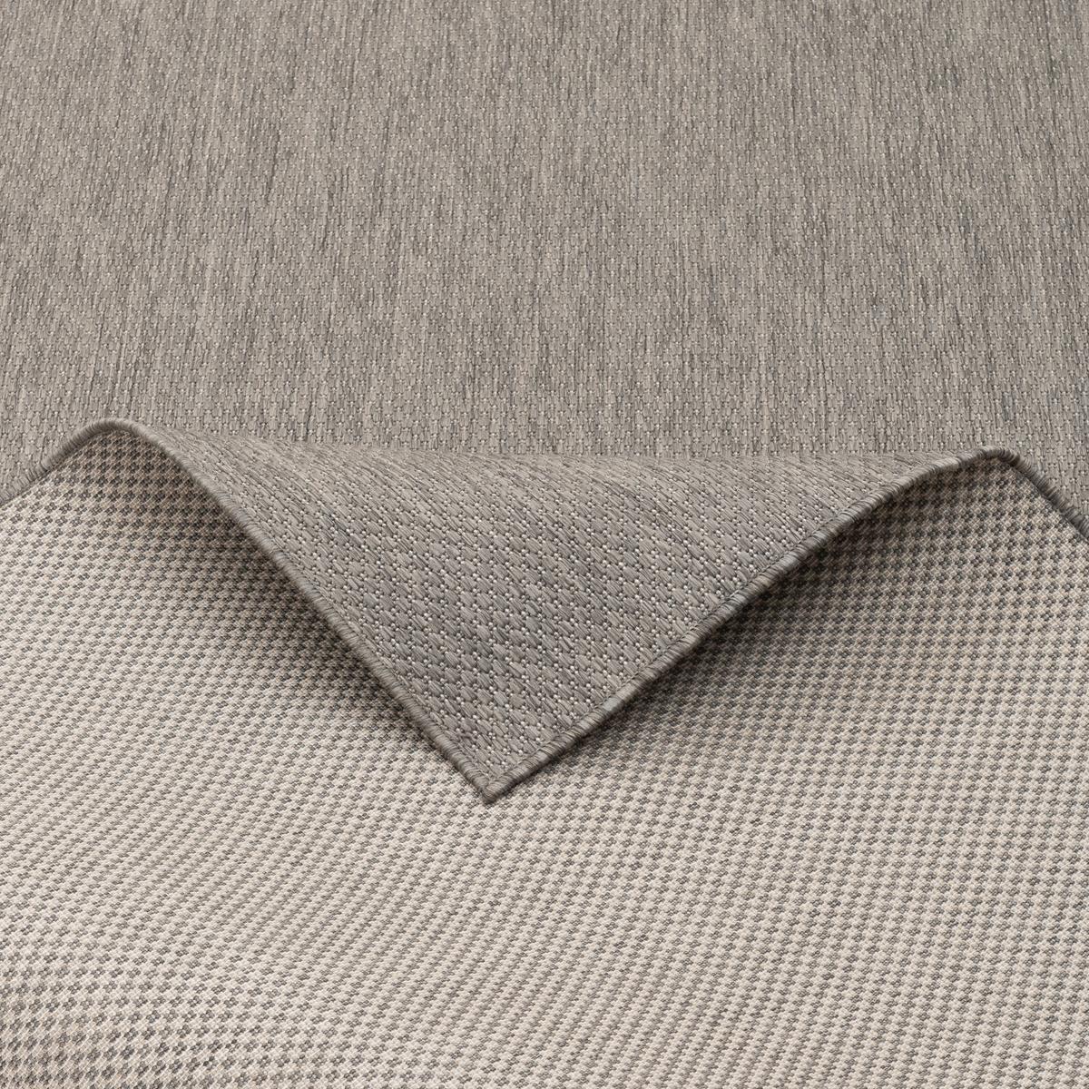 IN & OUTDOOR TEPPICH FLACHGEWEBE VALENCIA MIX - Anthrazit, Textil (140/200cm) - Pergamon