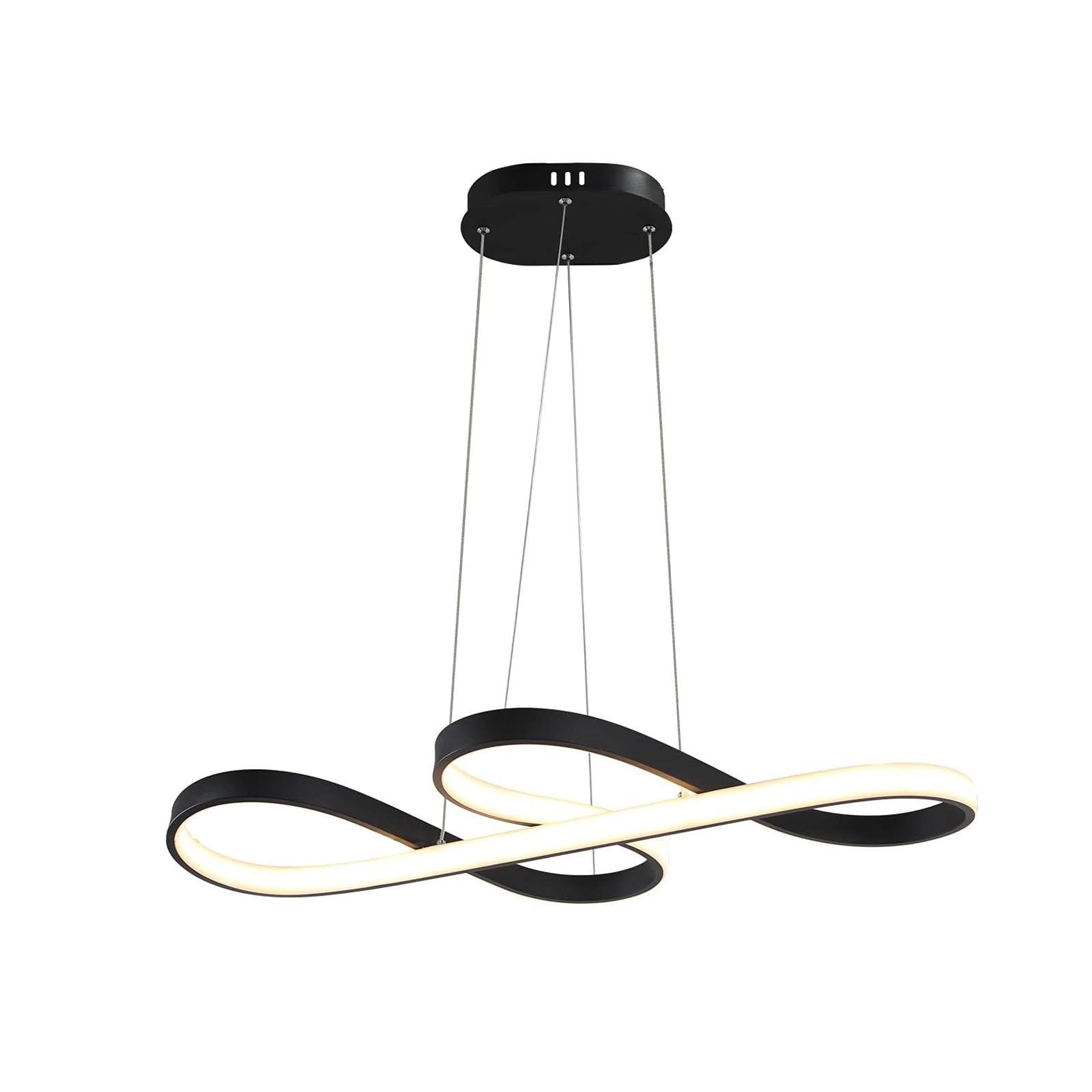 PENDELLEUCHTE Musiksymbols 75/35/150 cm - Schwarz, Metall (75/35/150cm) - Nettlife