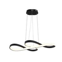 PENDELLEUCHTE Musiksymbols 75/35/150 cm - Schwarz, Metall (75/35/150cm) - Nettlife
