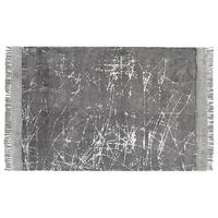 KURZFLOR-TEPPICH Hanli 200/140 cm - Grau, Naturmaterialien (140/200cm) - Beliani