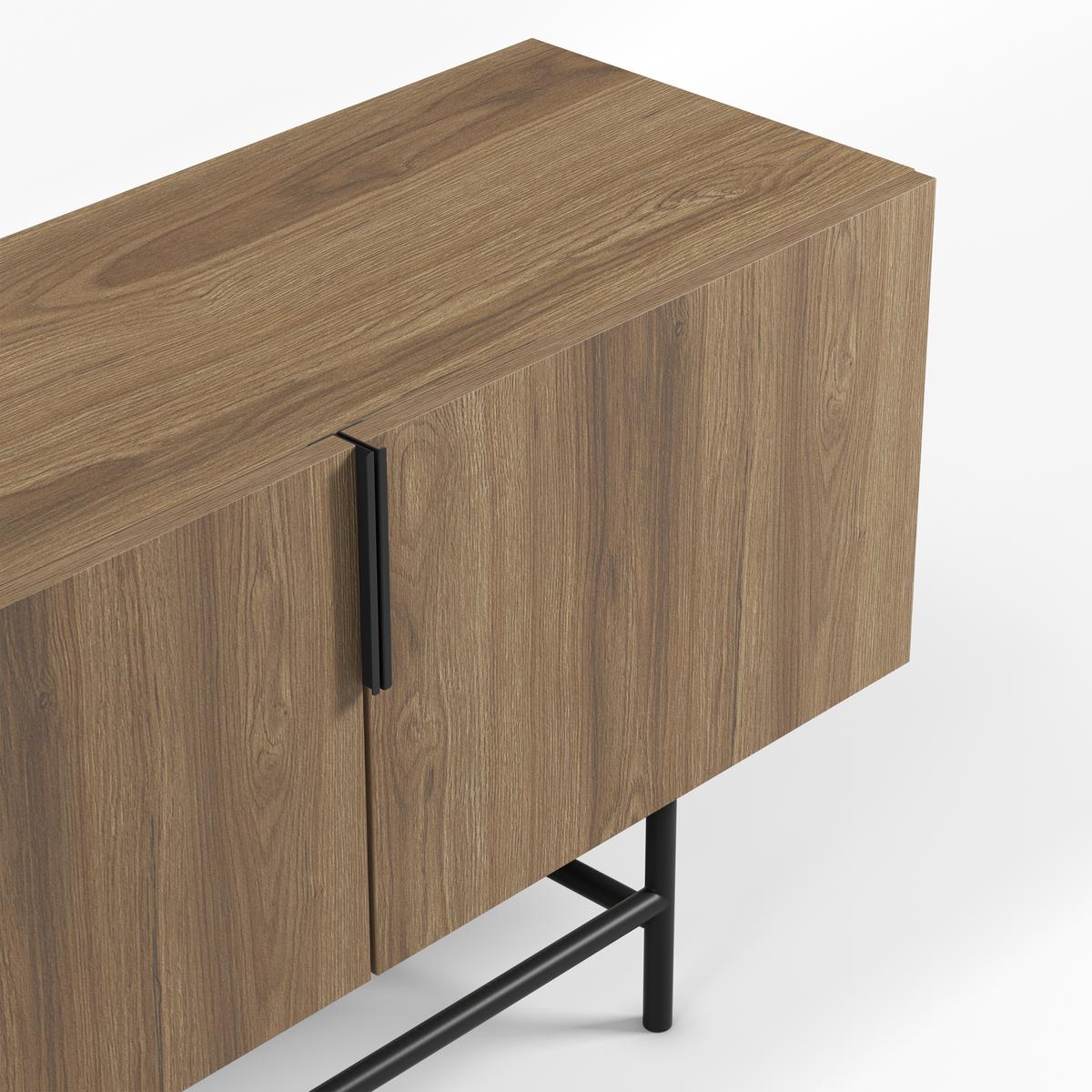TV-STÄNDER Eldia Braun 200/35/63.5 cm - Braun, Holz (35/63.5/200cm) - Calicosy