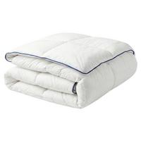 BETTDECKE Entenfedern und Daunen Leicht Warm 200/200 cm Cervino - Weiß, Textil (200/200cm) - Beliani