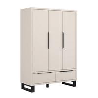 KLEIDERSCHRANK 3 Türen Eden Kaschmir - Kaschmir, Holzwerkstoff (145/210.3/60cm) - Petits-meubles