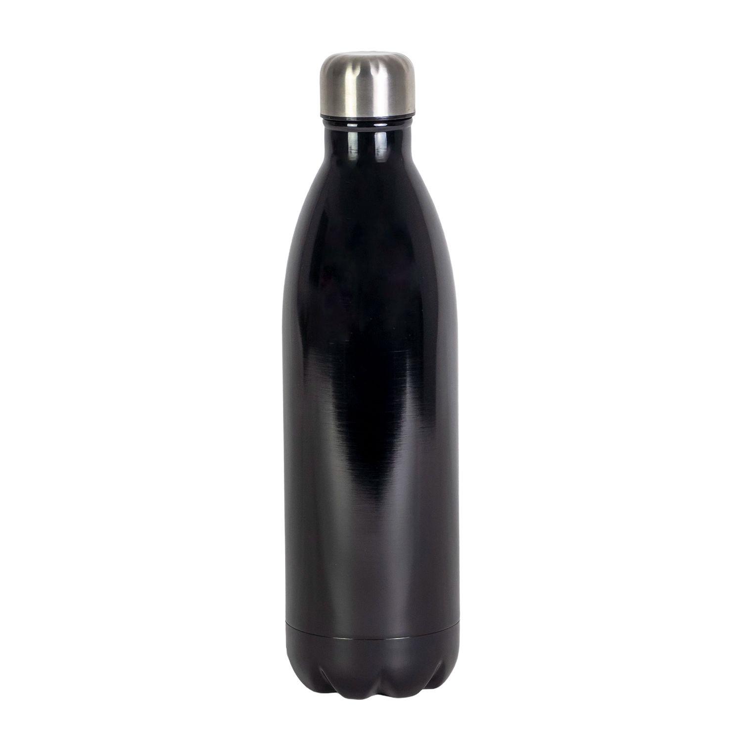 THERMOSKANNE 1 Liter Auslaufsicher - Schwarz, Metall (0.75L) - Intirilife