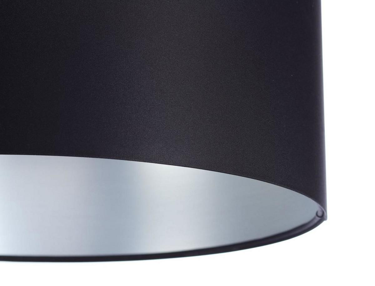 HÄNGELEUCHTE Schwarz 60/30 cm - Silberfarben/Schwarz, Kunststoff (60/1.1/30cm) - ONZENO