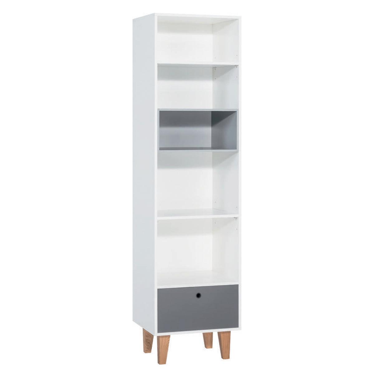 BÜCHERREGAL Grau - Grau, Holzwerkstoff (45/201.5/53.5cm) - Petits-meubles