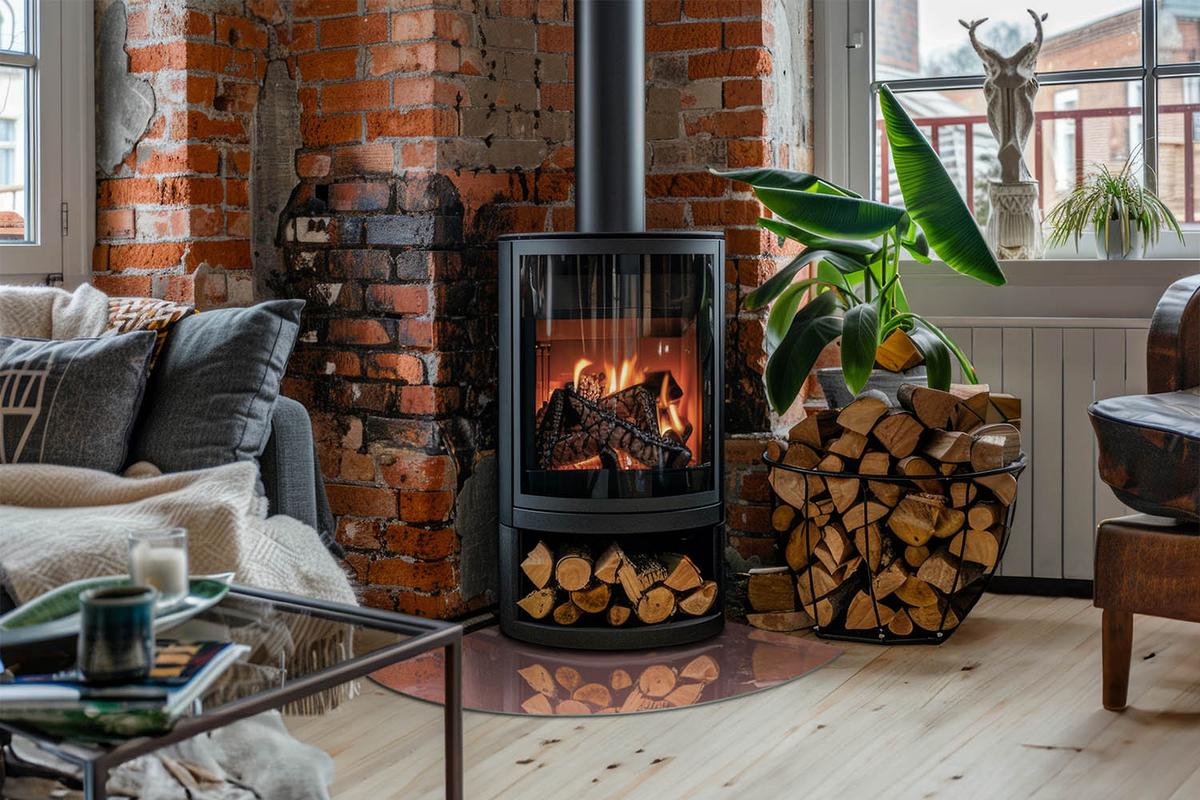 GLASPLATTE für Kamin 100x100 cm - Pink, Glas (100/100/0.4cm) - TULUP