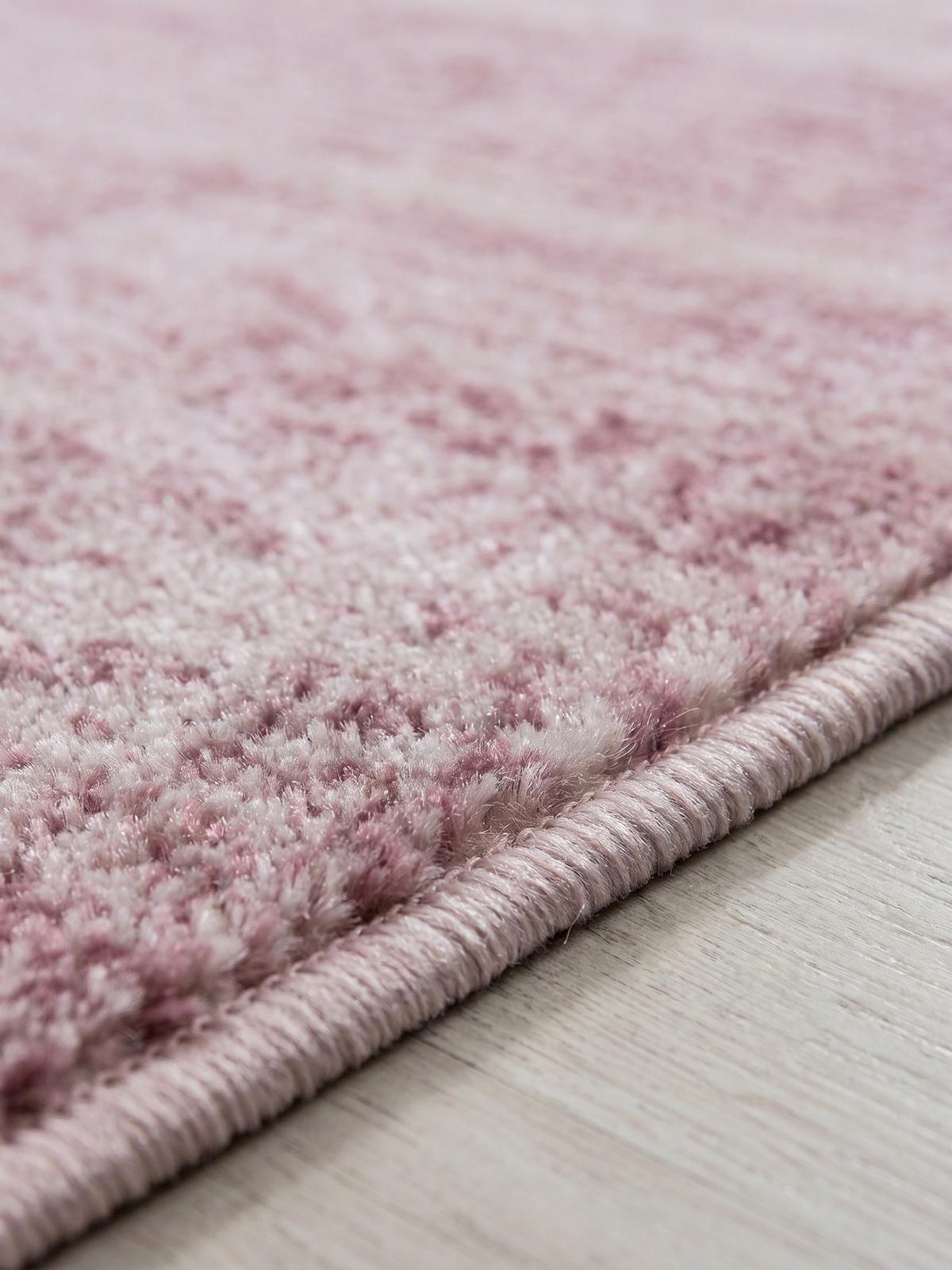 KURZFLORTEPPICH INN, einfarbig, Rosa, 80 x 300 cm - Rosa, Textil (300/80cm) - KADIMA DESIGN