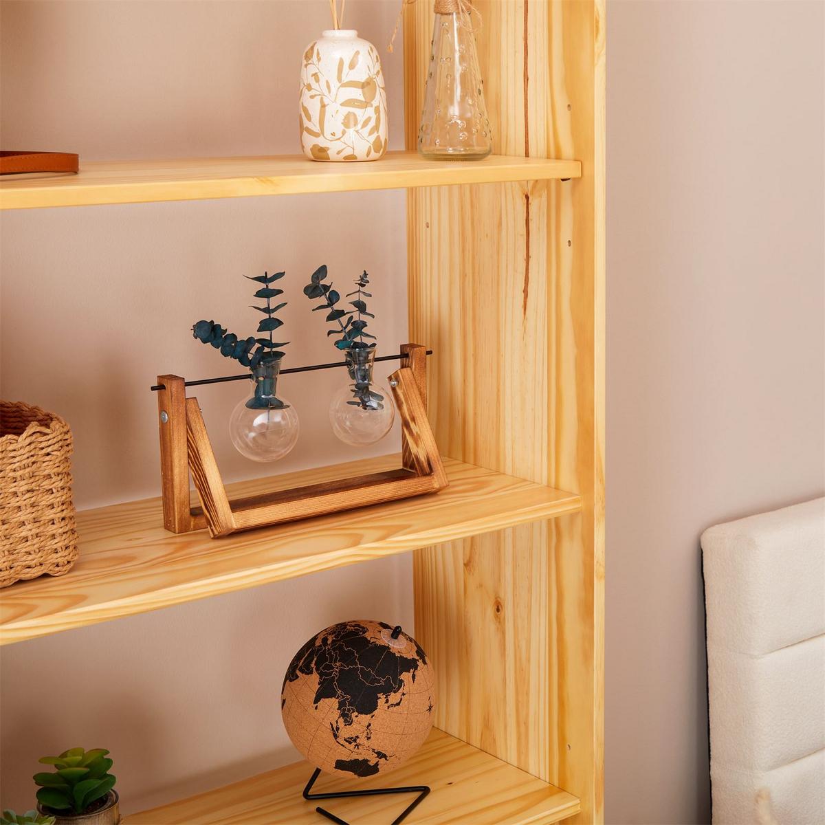 STANDREGAL STANDREGAL natur - Naturfarben, Holz (80/200/30cm) - IDIMEX