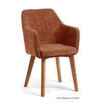 ARMLEHNSTUHL (6er-Set) Darleen 57x87x60 Eiche geölt/Cognac - Cognac/Eichefarben, Kunststoff (60/87/57cm) - 58aufmkessel