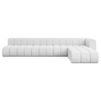 ECKSOFA modulares Sofa Darnel-L3 - 387x177x70 cm Weiß - Weiß, Holzwerkstoff/Textil (387/177cm) - ALTDECOR