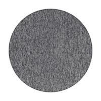 TEPPICH Kurzflor AMMER in Grau, einfarbig, Ø 120 cm - Grau, Textil (120/120cm) - KADIMA DESIGN