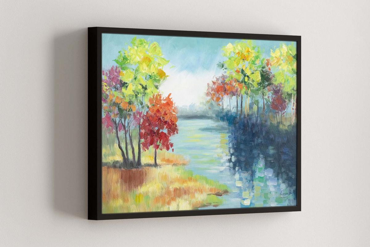 ACRYLBILD HANDGEMALT 90/60 cm - Multicolor, Holz/Textil (90/60cm) - KUNSTLOFT