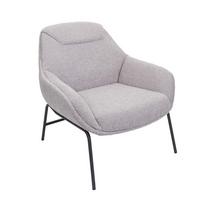 LOUNGE-SESSEL Hellgrau - Hellgrau, Textil (80/79/80cm) - MCW