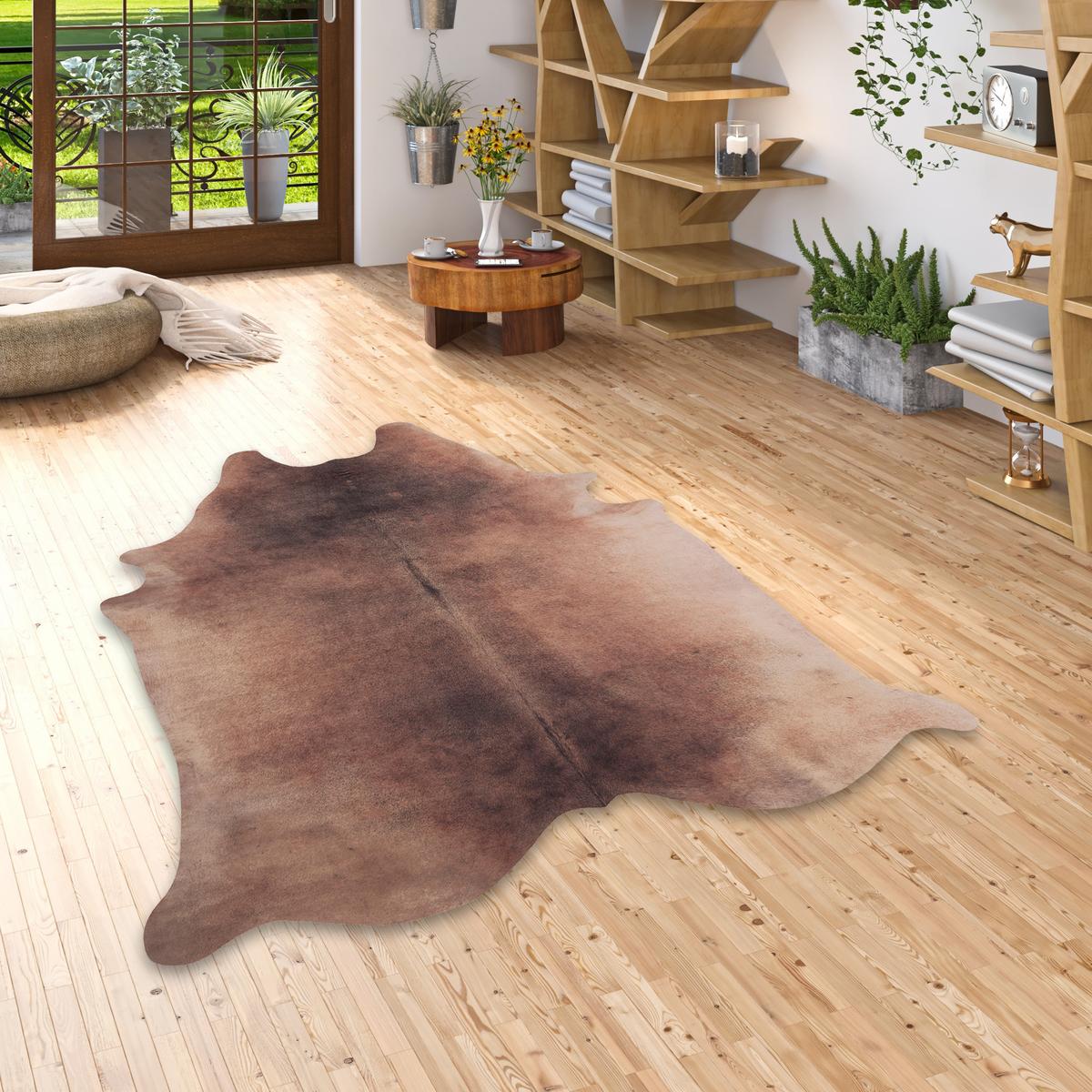 TEPPICH KUNSTFASER TIERFELL OPTIK - Beige, Textil (155/190cm) - Pergamon