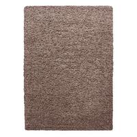 HOCHFLORTEPPICH RHEIN, einfarbig, Mokka, 140 x 200 cm - Braun, Textil (140/200cm) - KADIMA DESIGN