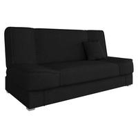 SCHLAFSOFA Gabi - Silberfarben/Schwarz, Holz/Kunststoff (175/80/80cm) - MIRJAN24