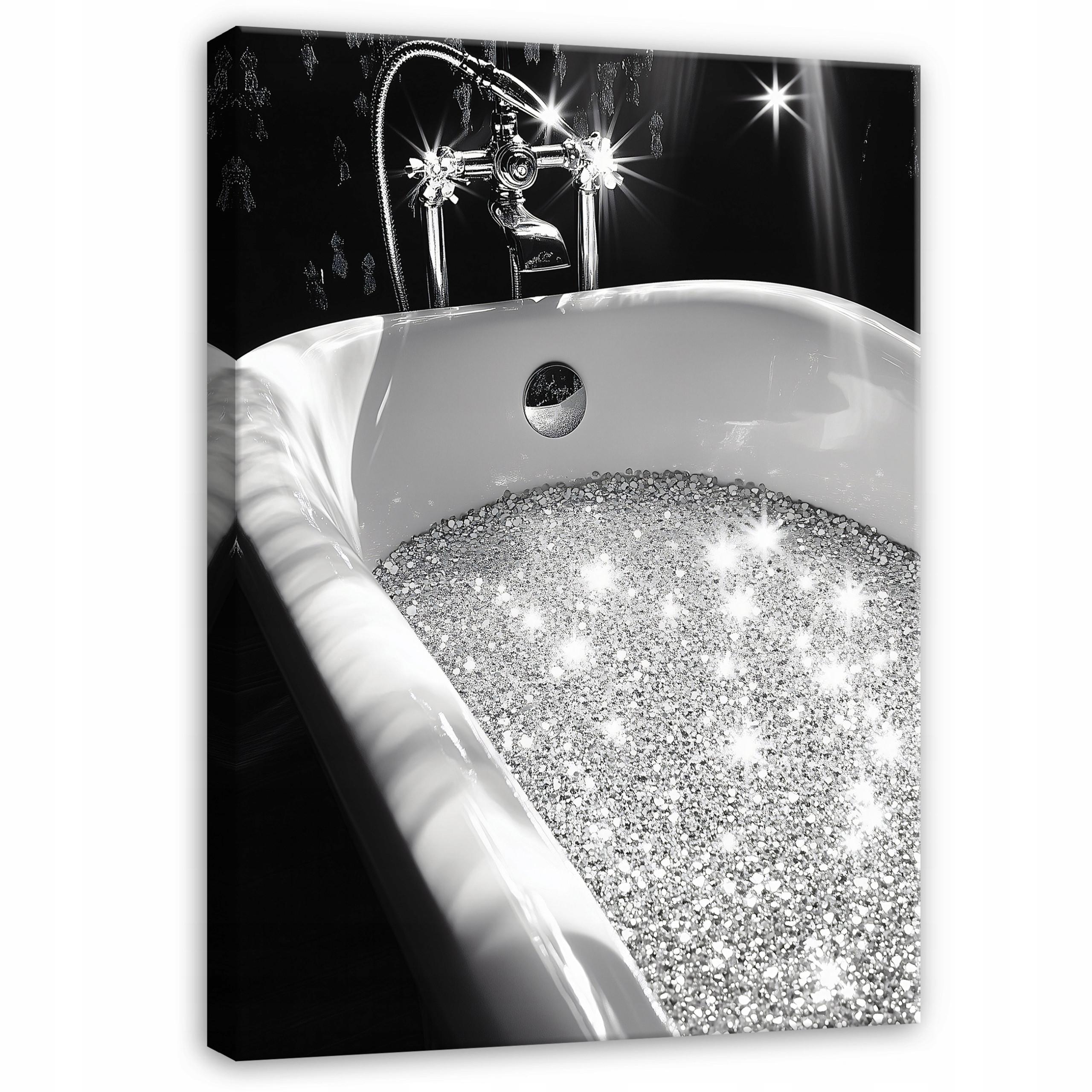 BILDER Abstrakt Schwrz weiß Modern Badezimmer 120x80 - Schwarz, Holzwerkstoff (80/120cm) - Wallarena