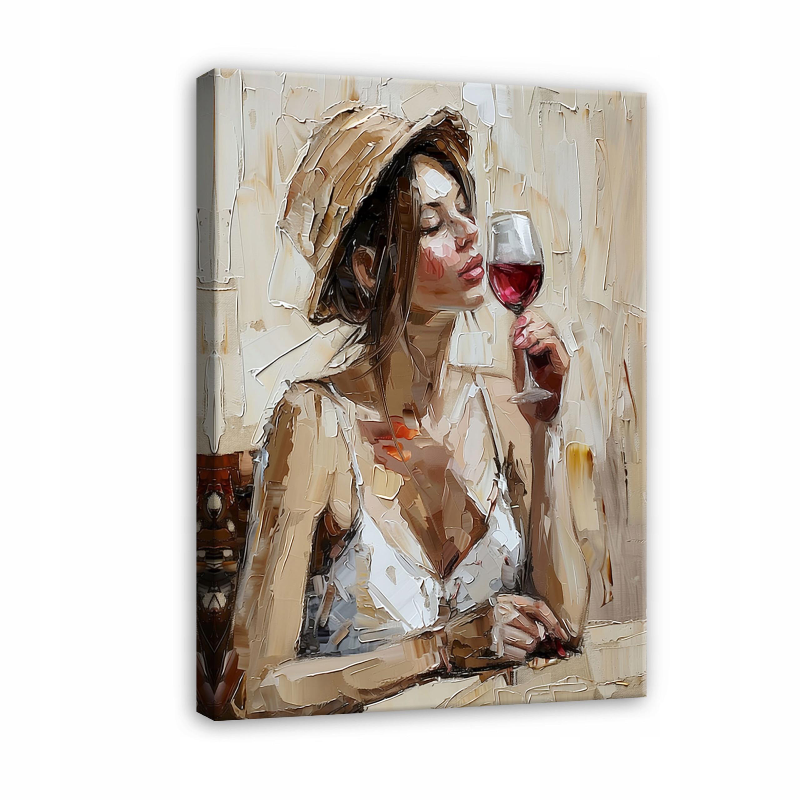BILDER auf Leinwand Frau Abstrakt Modern 120x80 - Multicolor, Holzwerkstoff (80/120cm) - Wallarena