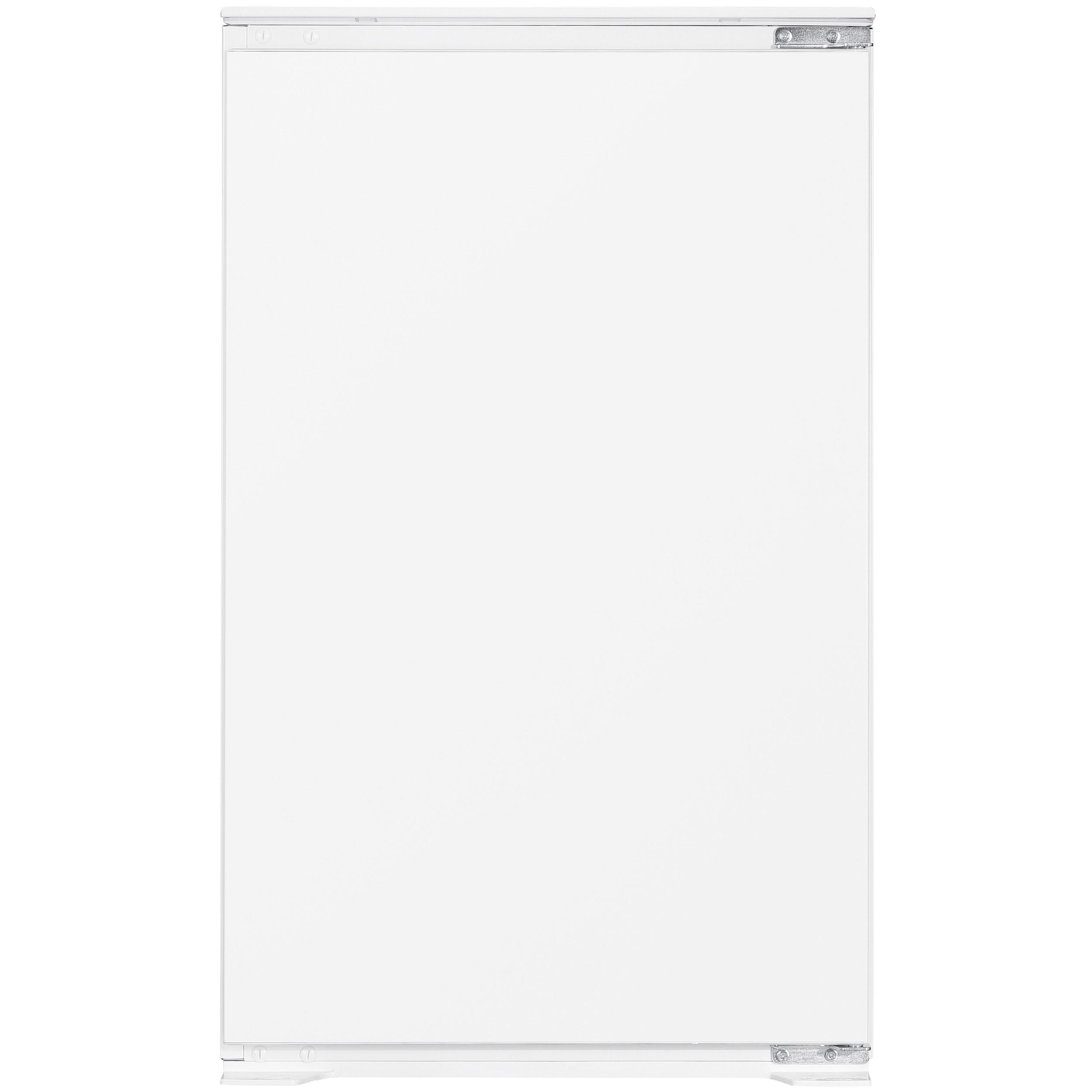 KÜHLSCHRANK Einbau, ohne Gefrierfach, 88cm Nische, 129 Liter, Schlepptürtechnik, CB1291E - Weiß, Glas/Kunststoff (54/89/54cm) - homeX