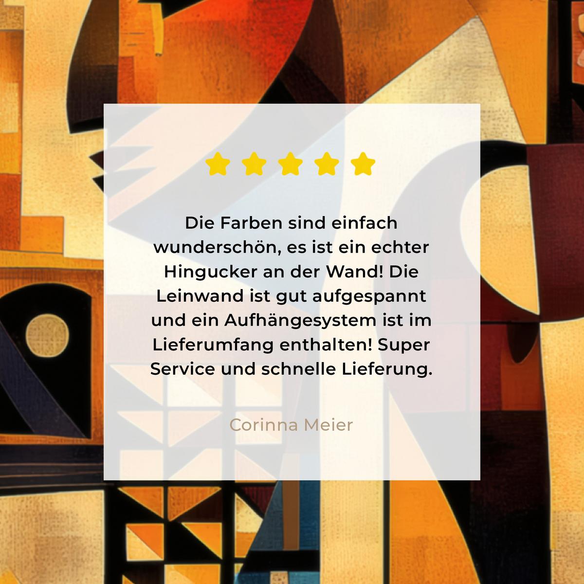 LEINWANDBILD Figuren - Abstrakt - Symbole Deko Groß 90x90 cm - Terracotta, Textil (90/90cm) - MuchoWow