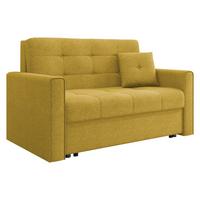 SCHLAFSOFA Viva Lux II - Gelb, Holz/Textil (133/85/98cm) - MIRJAN24