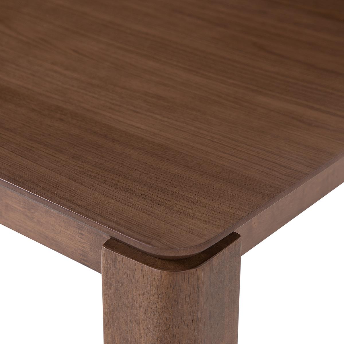 ESSTISCH 160/90/75 cm Dunkelbraun Rechteckig Lottie - Dunkelbraun, Holzwerkstoff (160/90/75cm) - Beliani