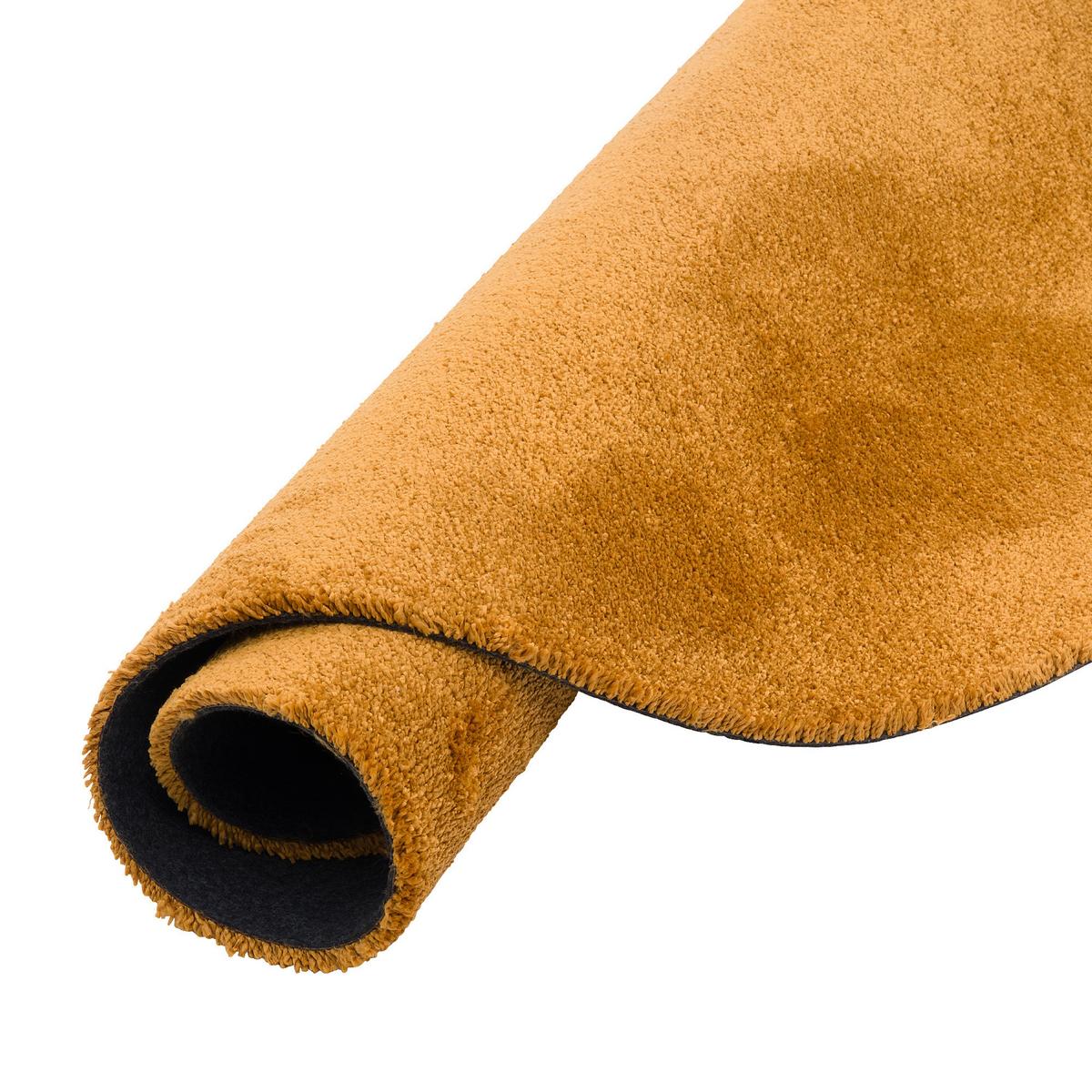 SUPER SOFT HOCHFLORTEPPICH LIVORNO RUND - Gelb, Textil (133/133cm) - Snapstyle