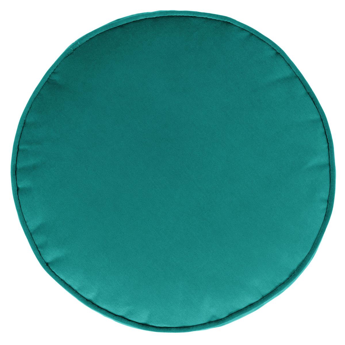 SITZPOUF Rund Milano - Grün, Textil (55/35/55cm) - icon