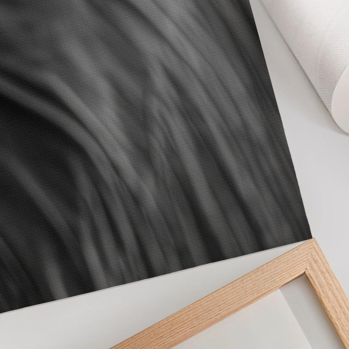 POSTER - 59x84 cm - Visual Echo - Elefantenblick - Schwarz, Textil (59/84/0.1cm) - TULUP